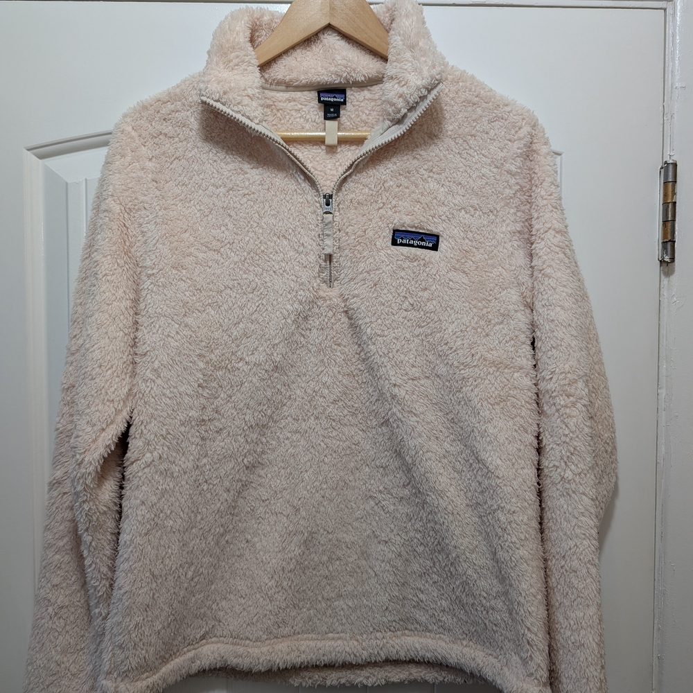Patagonia Women's Los Gatos Shroom 1/4 Zip Fleece Pullover Size Medium